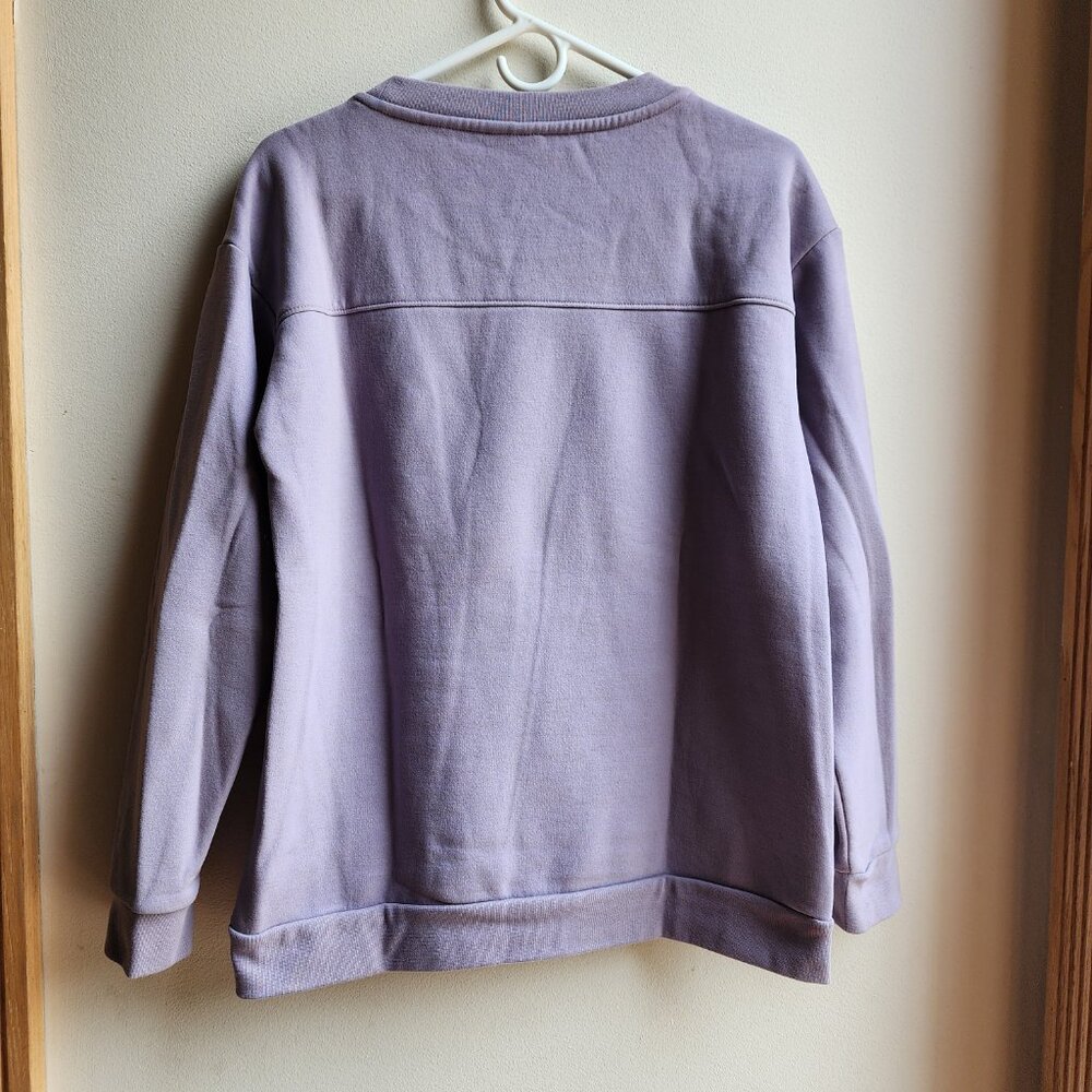 Mondetta Purple Kangaroo Pocket Sweatshirt Size Medium - Picture 15 of 16